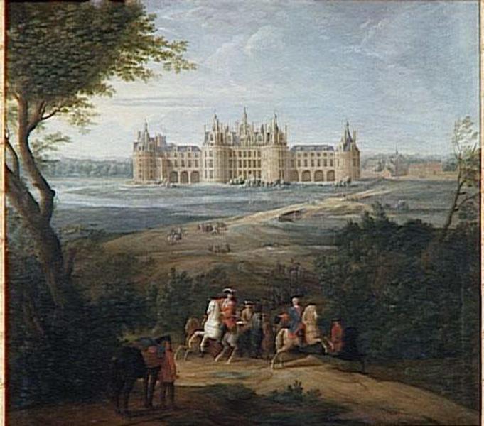Vue Du Chateau De Chambord Du Cote Du Parc — Martin Pierre Denis (martin Le Jeune)
