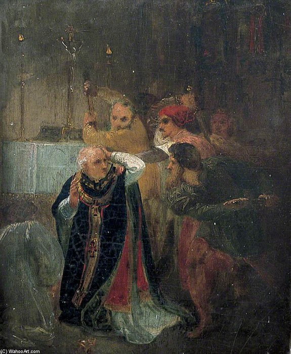 The Martyrdom Of St Thomas Becket — Thomas Stothard