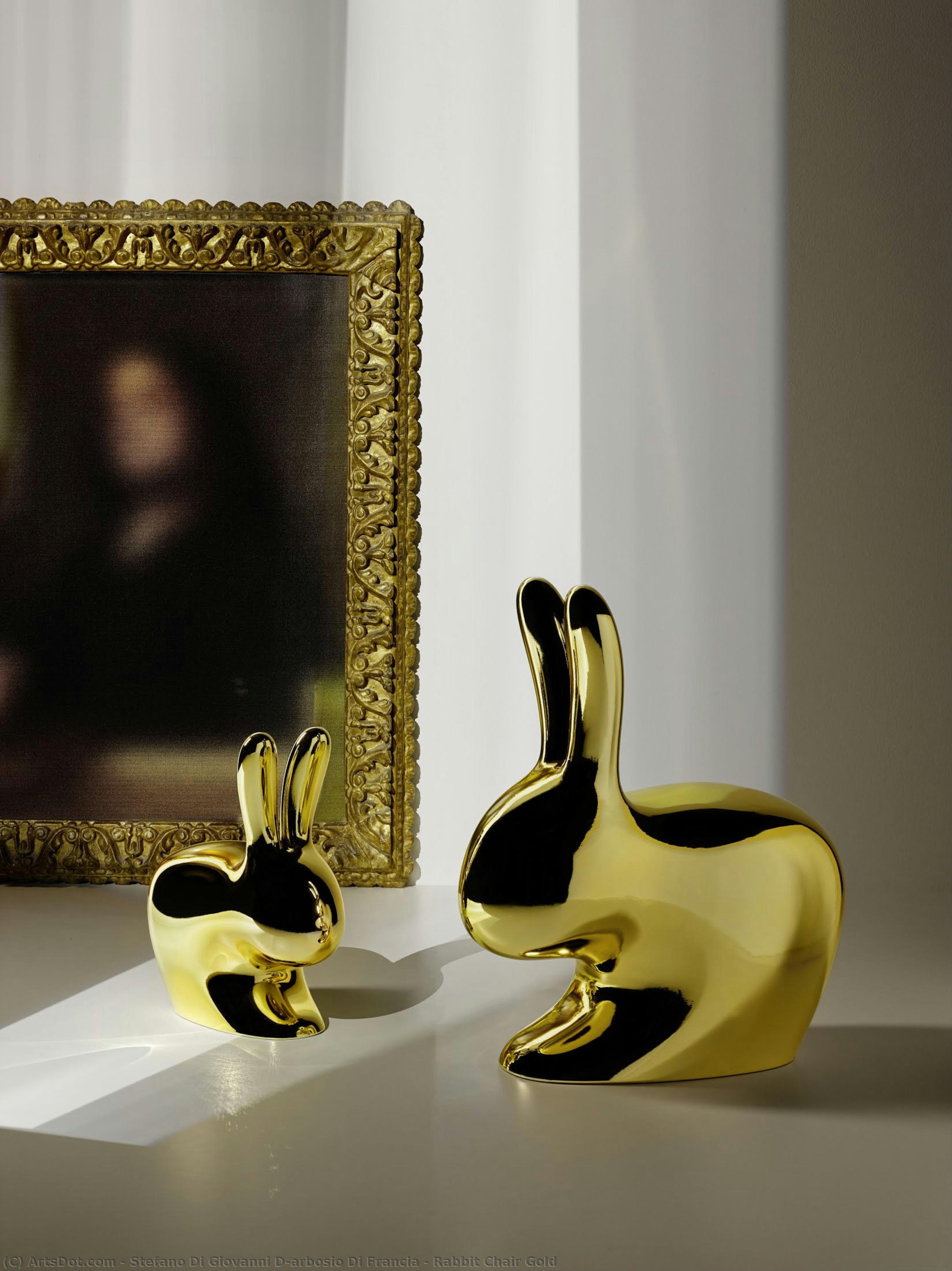 Rabbit Chair Gold — Stefano Da Verona