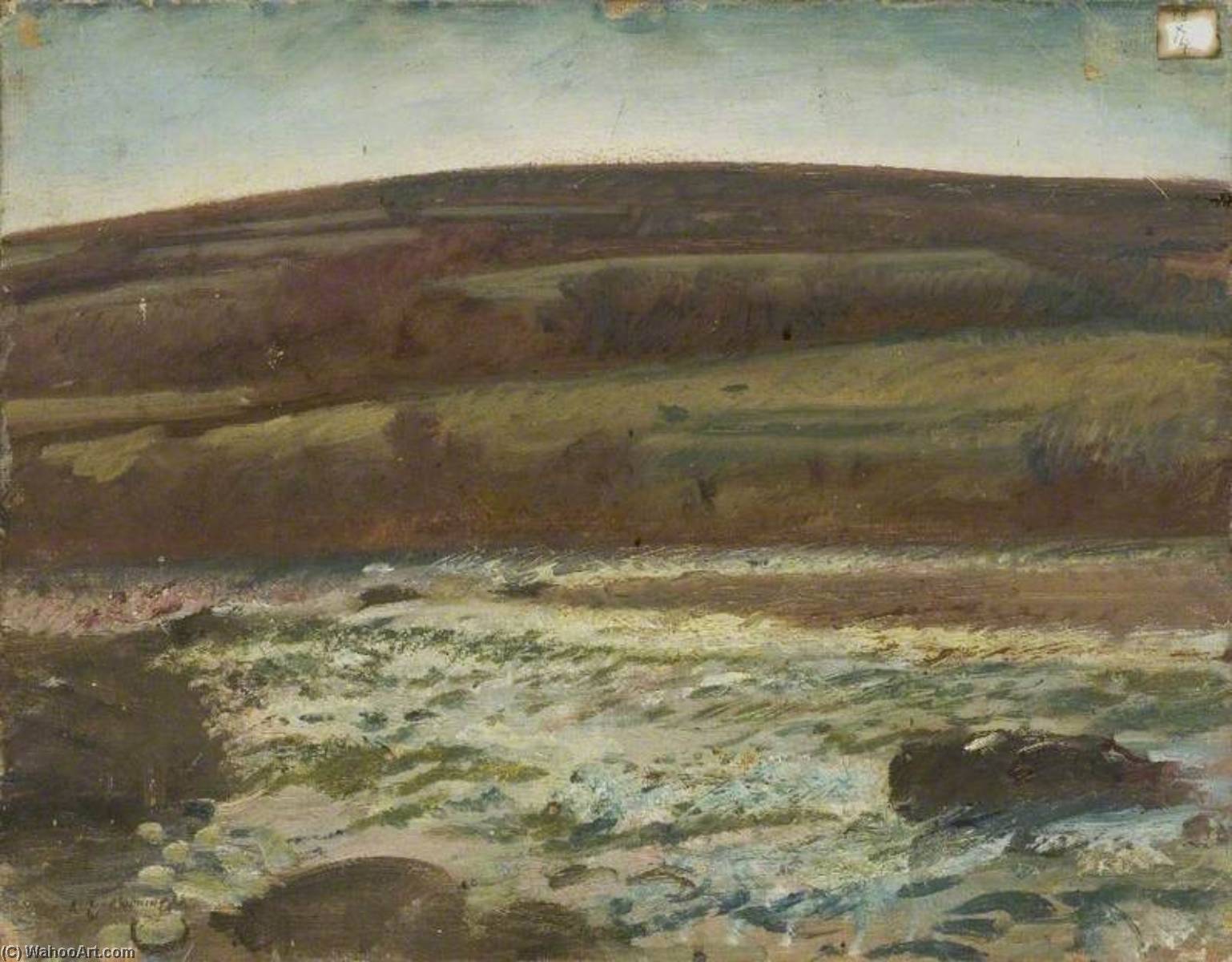 Brightworthy Ford, Withypool, Exmoor — Sir Alfred James Munnings