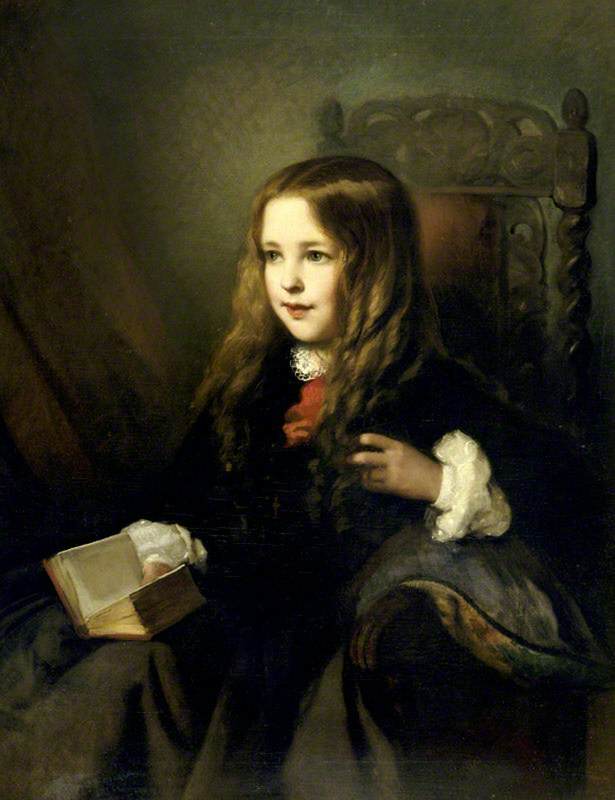Mrs George Gibbs Of Belmont, Née Laura Beatrice Elton (1842–1911), As A Young Girl — Charles Albert Ludovici