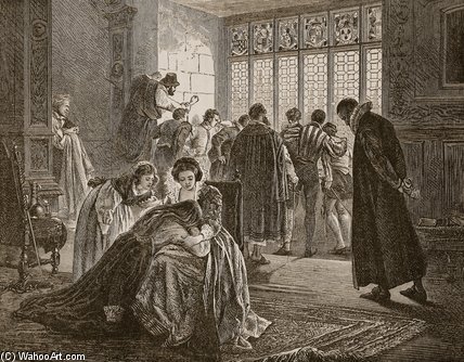 The English Embassy During The Massacre - — Philip Hermogenes Calderon