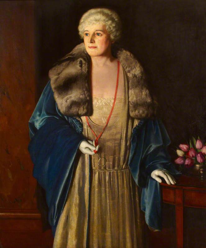 Lady Edith Bland Sutton (1865–1943) — Meredith Frampton