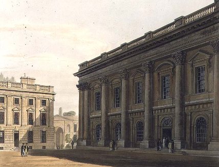 Exterior Of Christ Church Library — Frederick Mackenzie
