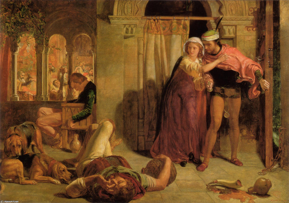 The Eve Of St Agnes — William Holman Hunt
