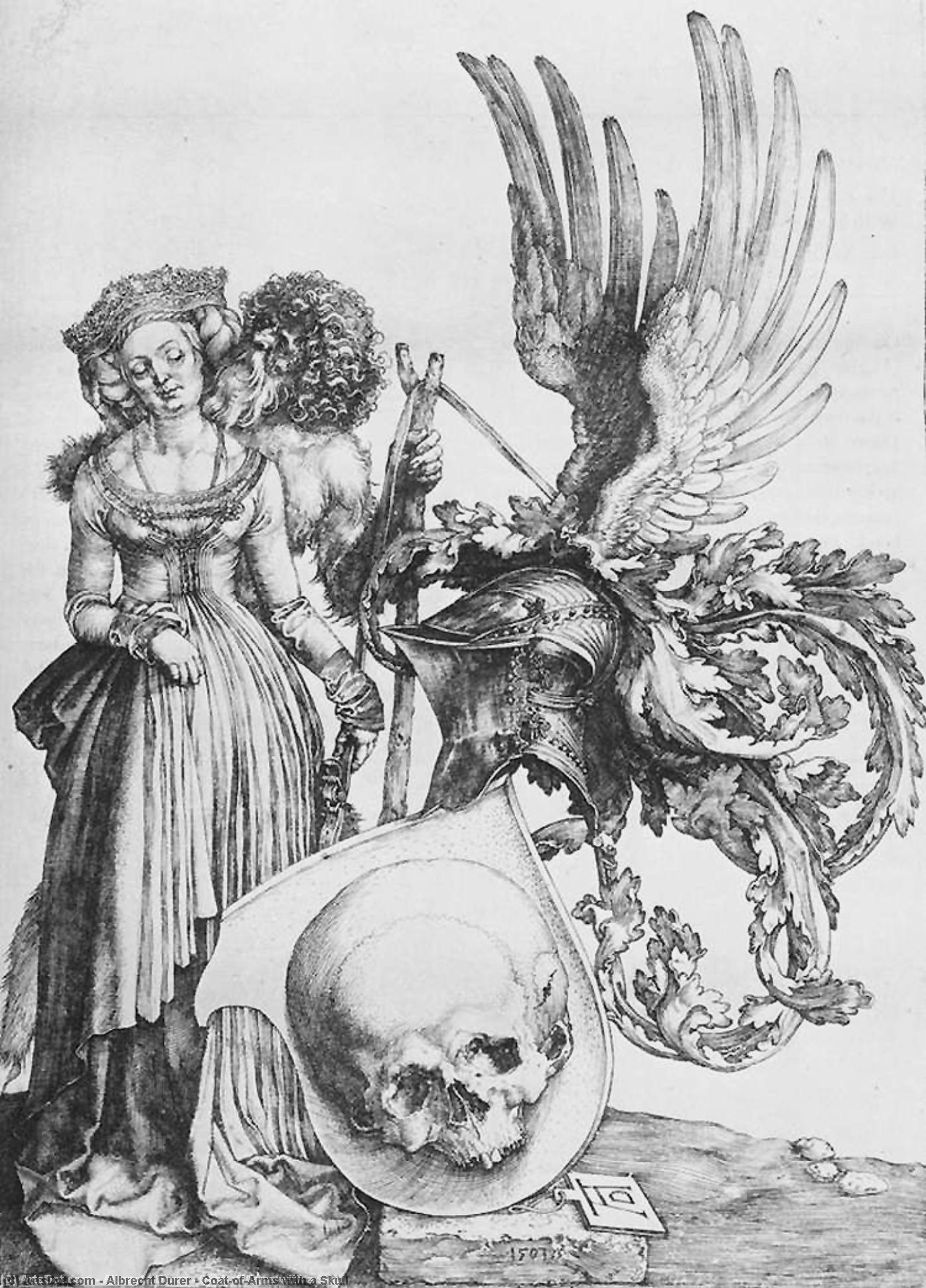 Coat-of-arms With A Skull — Albrecht Dürer