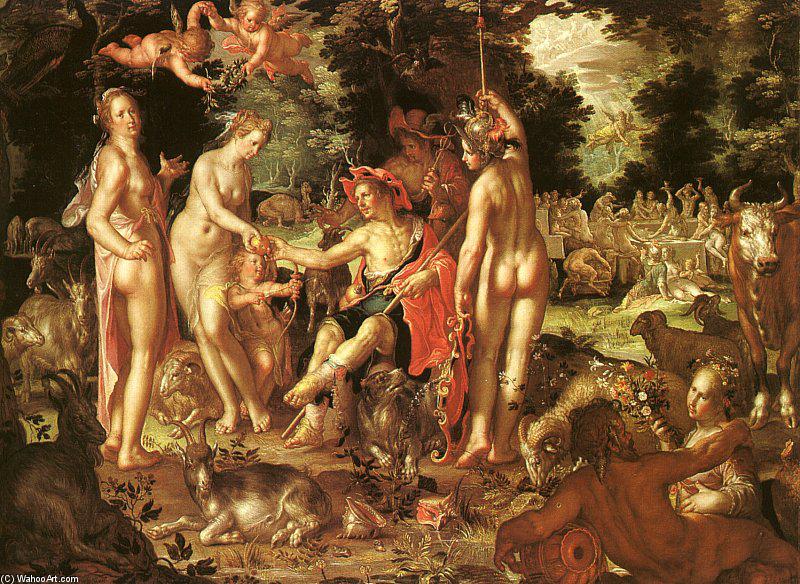 The Judgment Of Paris — Joachim Anthonisz Wtewael