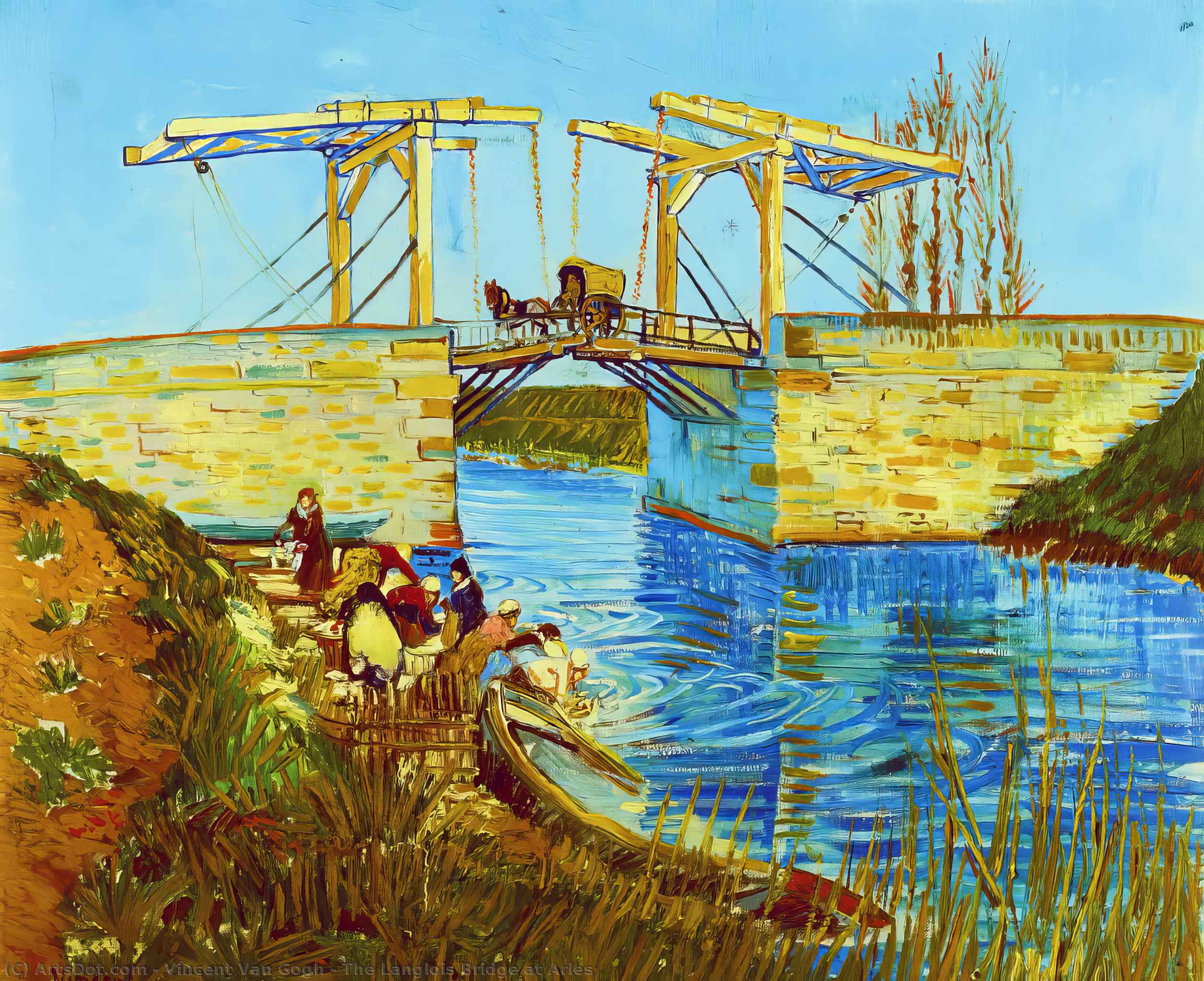El Puente Langlois En Arlés — Vincent Willem Van Gogh