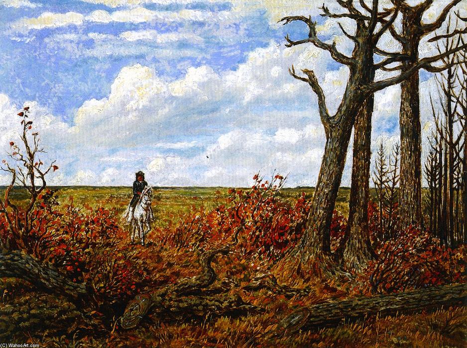 Horseman On The Prairies — William George Richardson Hind
