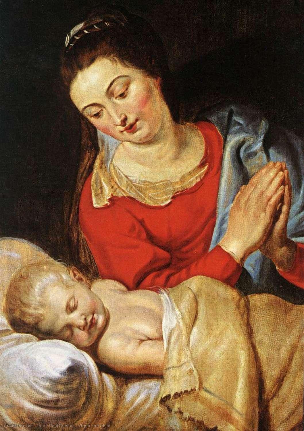 Virgin And Child — Peter Paul Rubens
