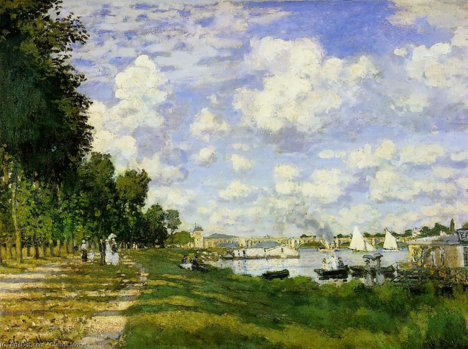 The Basin At Argenteuil — Клод Моне