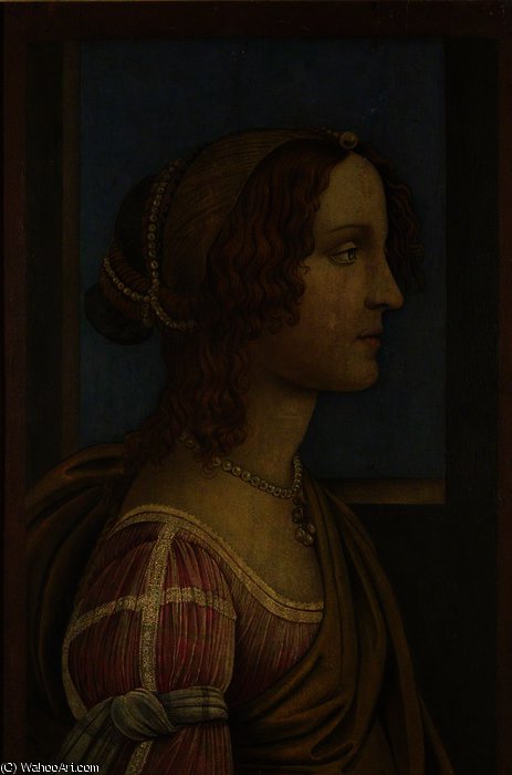 A Lady In Profile — Боттичелли