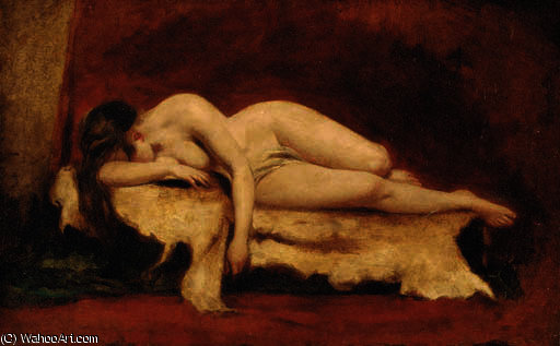 Study Of A Reclining Female Nude — ウィリアム・エティ