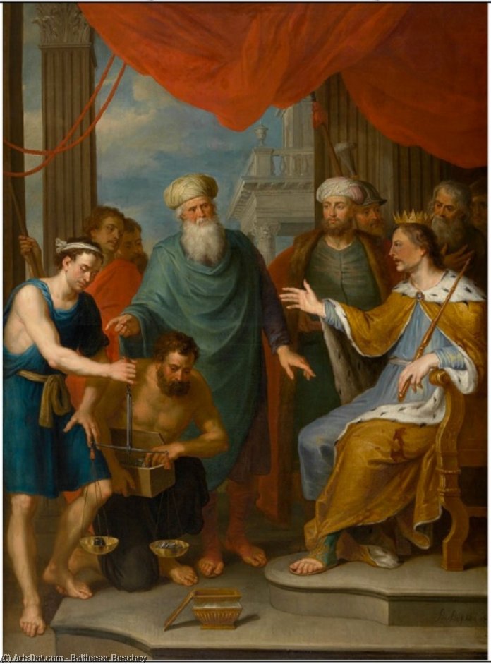 He Brothers Try To Buy Corn From Joseph, The Vice-roy Of Egypt — Balthasar Beschey
