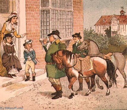Illustration From Ride-a-cock-horse To Banbury Cross — Randolph Caldecott