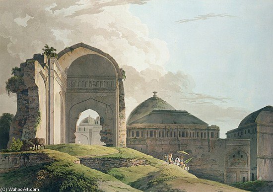 The Ruins Of The Palace At Madurai — Thomas Daniell