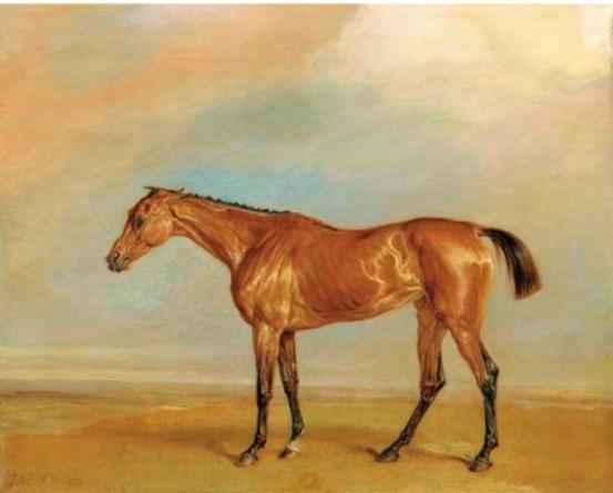 The Marquess Of Exeter's Augusta, At Newmarket — ジェームズ・ワード