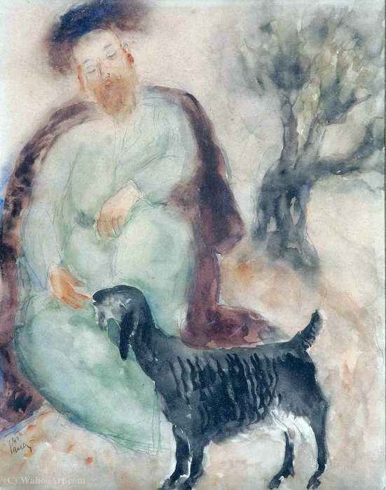 Jewish Shepherd And The Lamb — Reuven Rubin