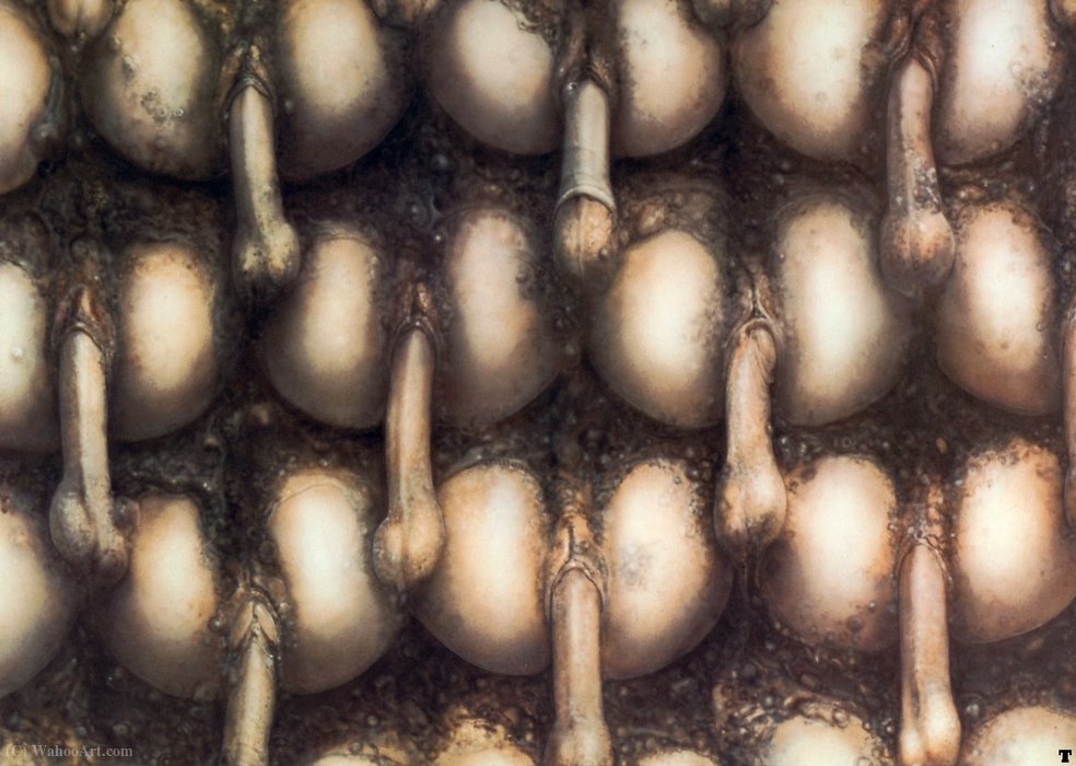 Hr Giger Landscape Xx — H.r. Giger