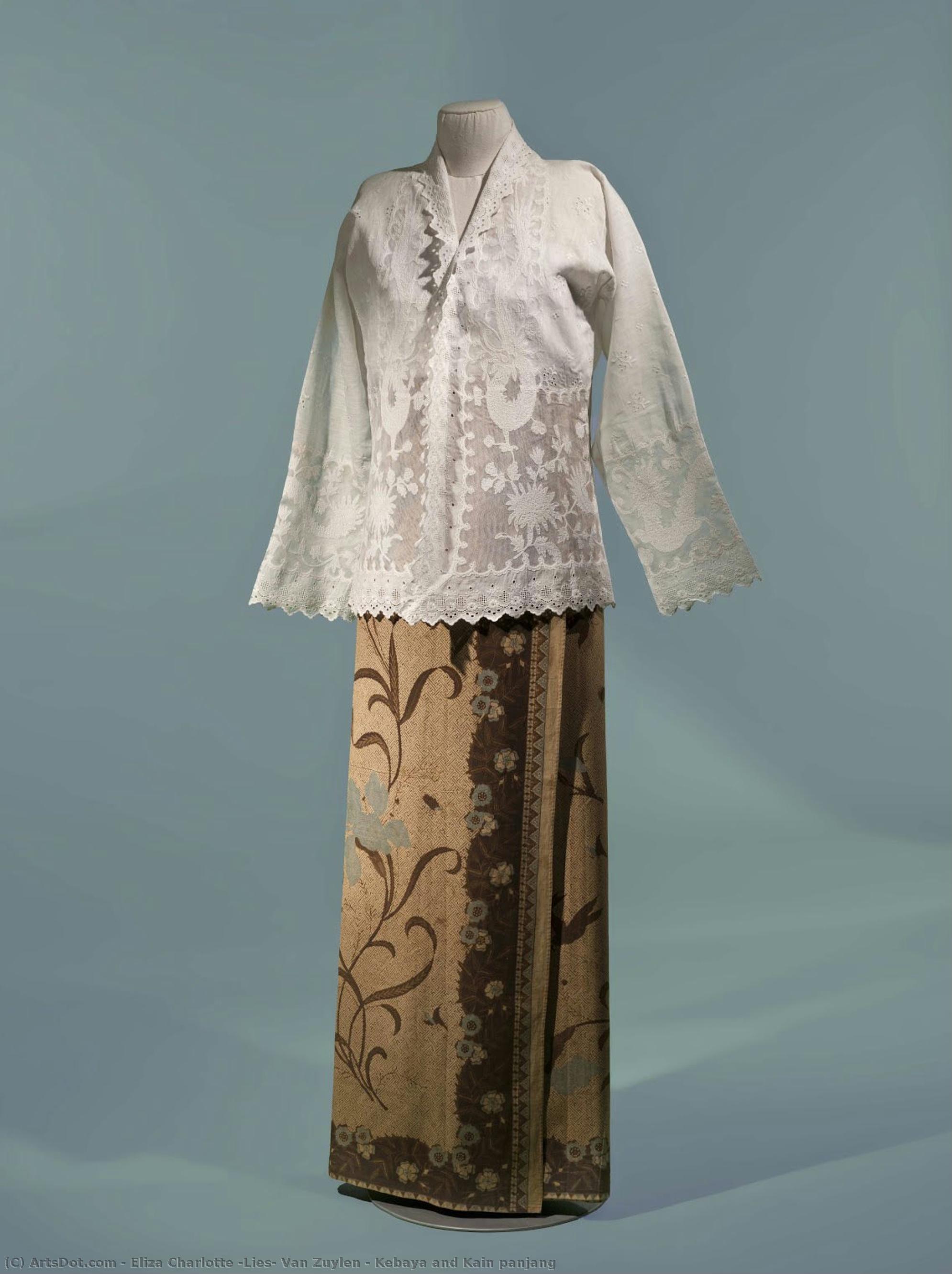 Kebaya And Kain Panjang — Eliza Charlotte (lies) Van Zuylen