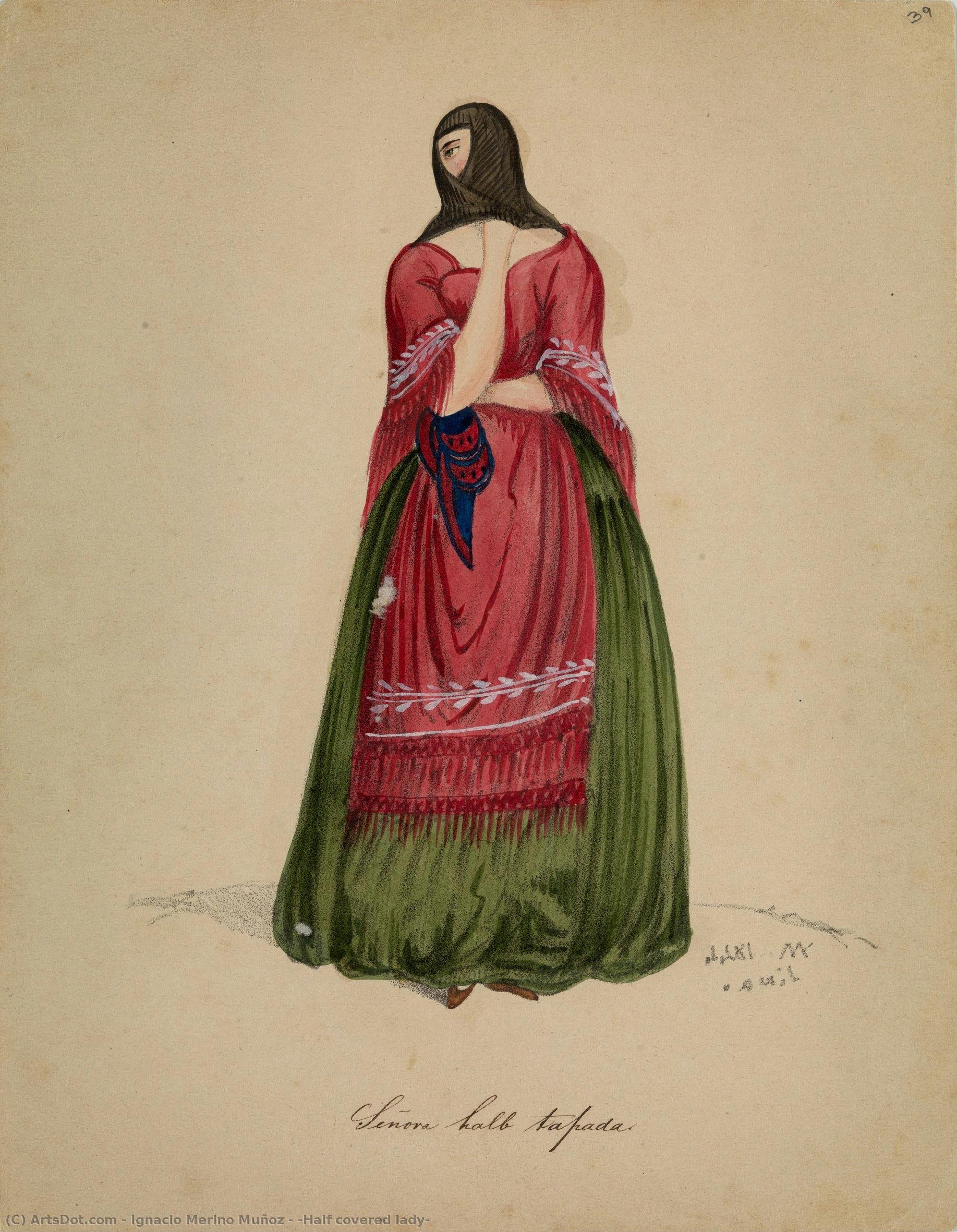 [half Covered Lady] — Ignacio Merino Muñoz