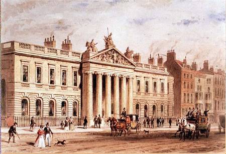 East India House, Leadenhall Street — Thomas Hosmer Shepherd
