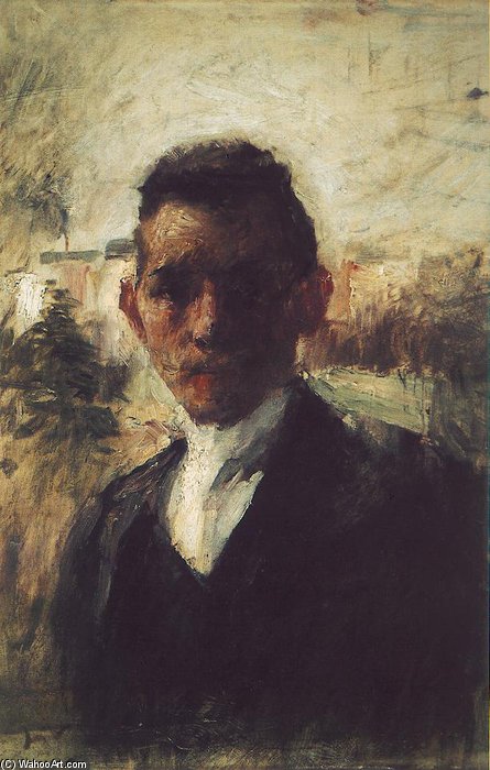 Portrait Of Gyula Kosztolányi Kann — Simon Hollósy