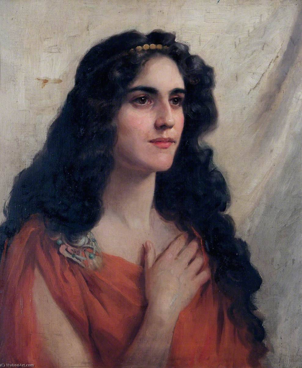 Portrait Of An Unknown Woman In Red — Beatrice Offor