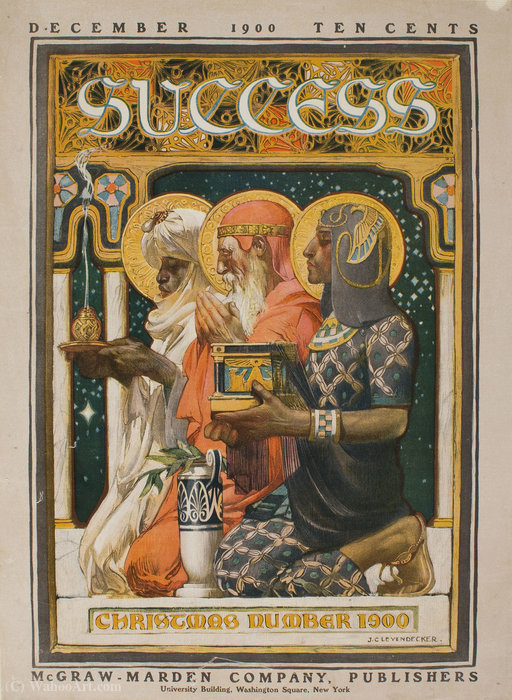 'success. Christmas Number (34 X 25 Cm) (1900) — Joseph Christian Leyendecker