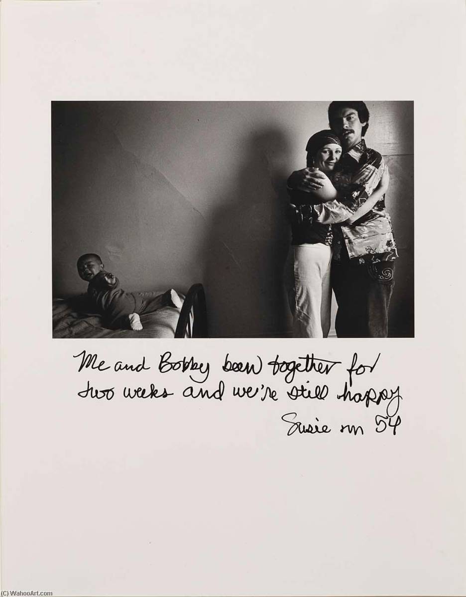 Untitled Me And Bobby Been Together For Two Weeks And We're Still Happy Susie In 54, From The Series Rich And Poor — Jim Goldberg