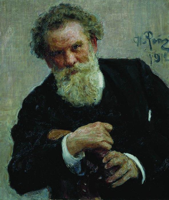 Portrait Of The Author Vladimir Korolemko — Ilya Yefimovich Repin