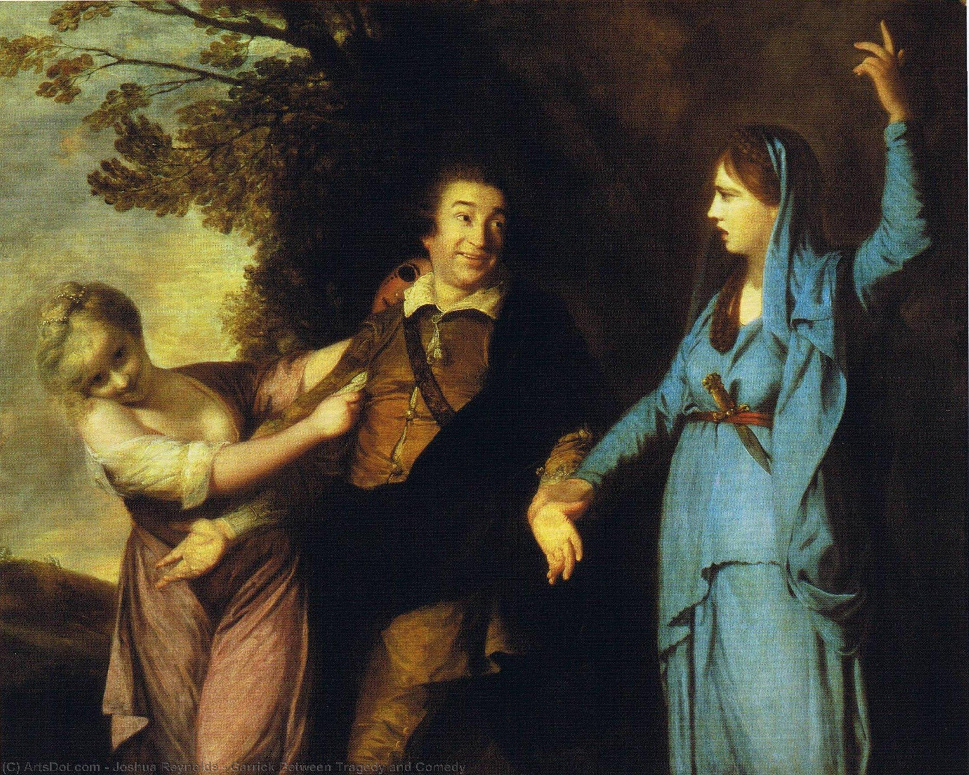 Garrick Between Tragedy And Comedy — Sir Joshua Reynolds