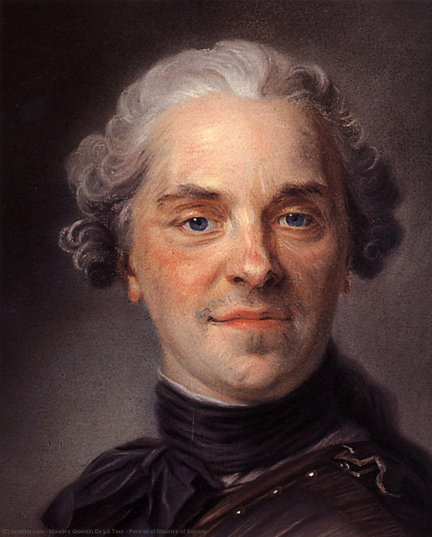 Portrait Of Maurice Of Saxony — Maurice Quentin De La Tour