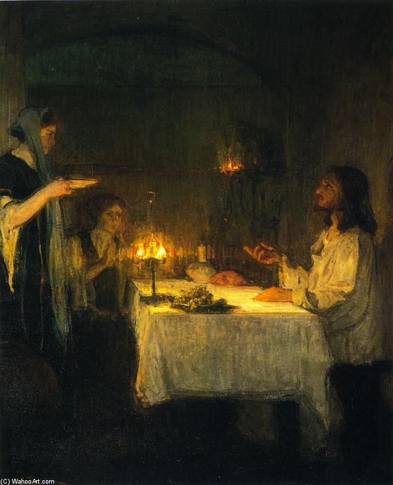 Christ At The Home Of Mary And Martha — Henry Ossawa Tanner