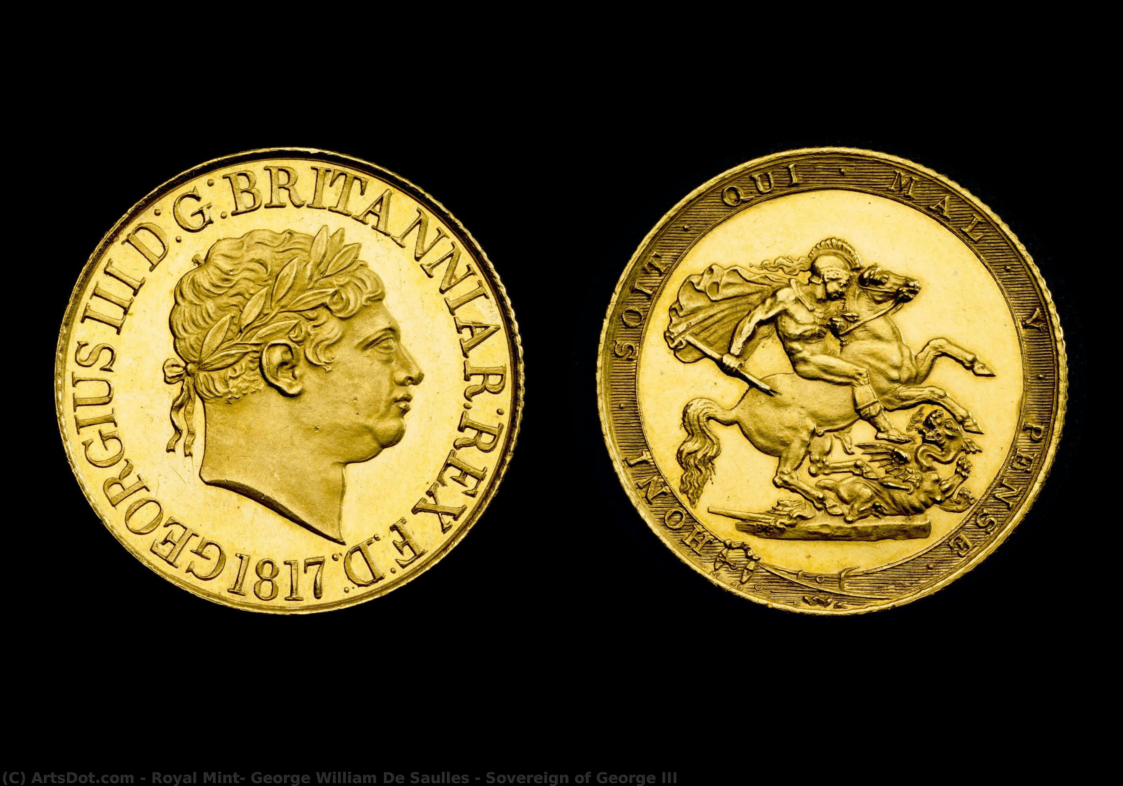 Sovereign Of George Iii — Džordž Vilijam De Soj, Kraljska Kovnica