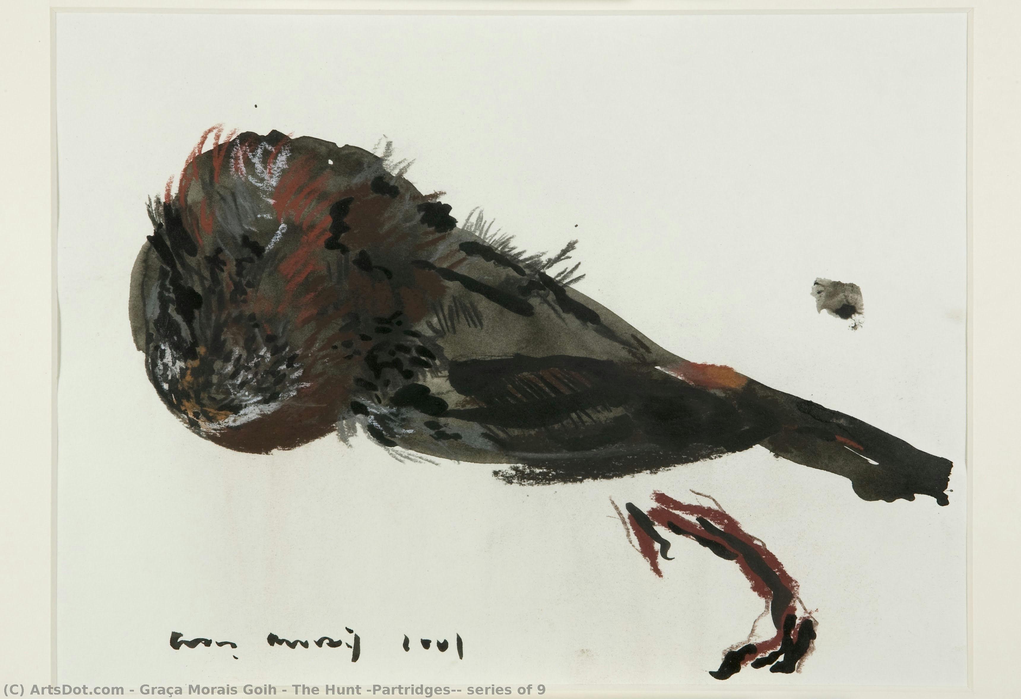 The Hunt (partridges), Series Of 9 — Graça Morais Goih