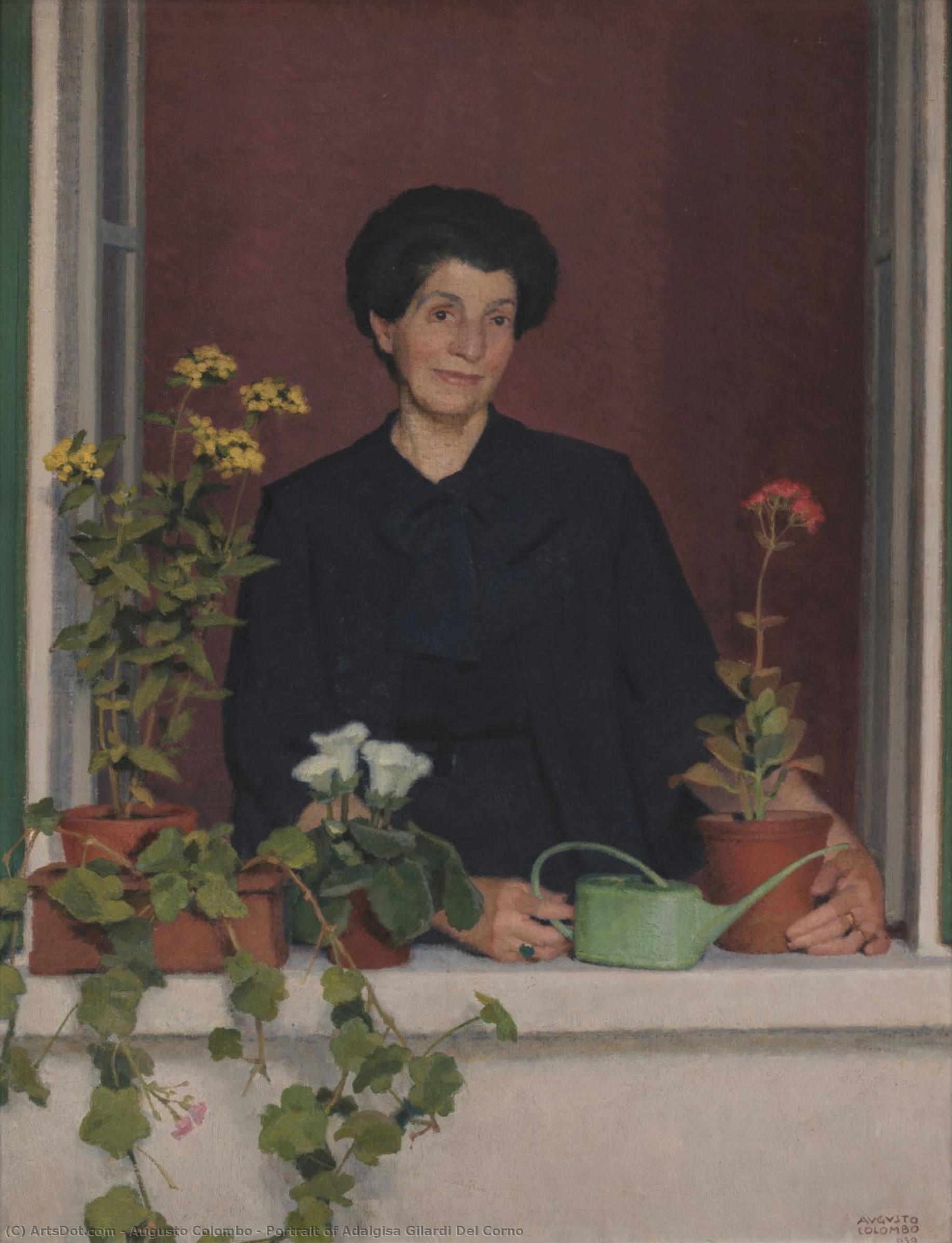 Portrait Of Adalgisa Gilardi Del Corno — Augusto Colombo