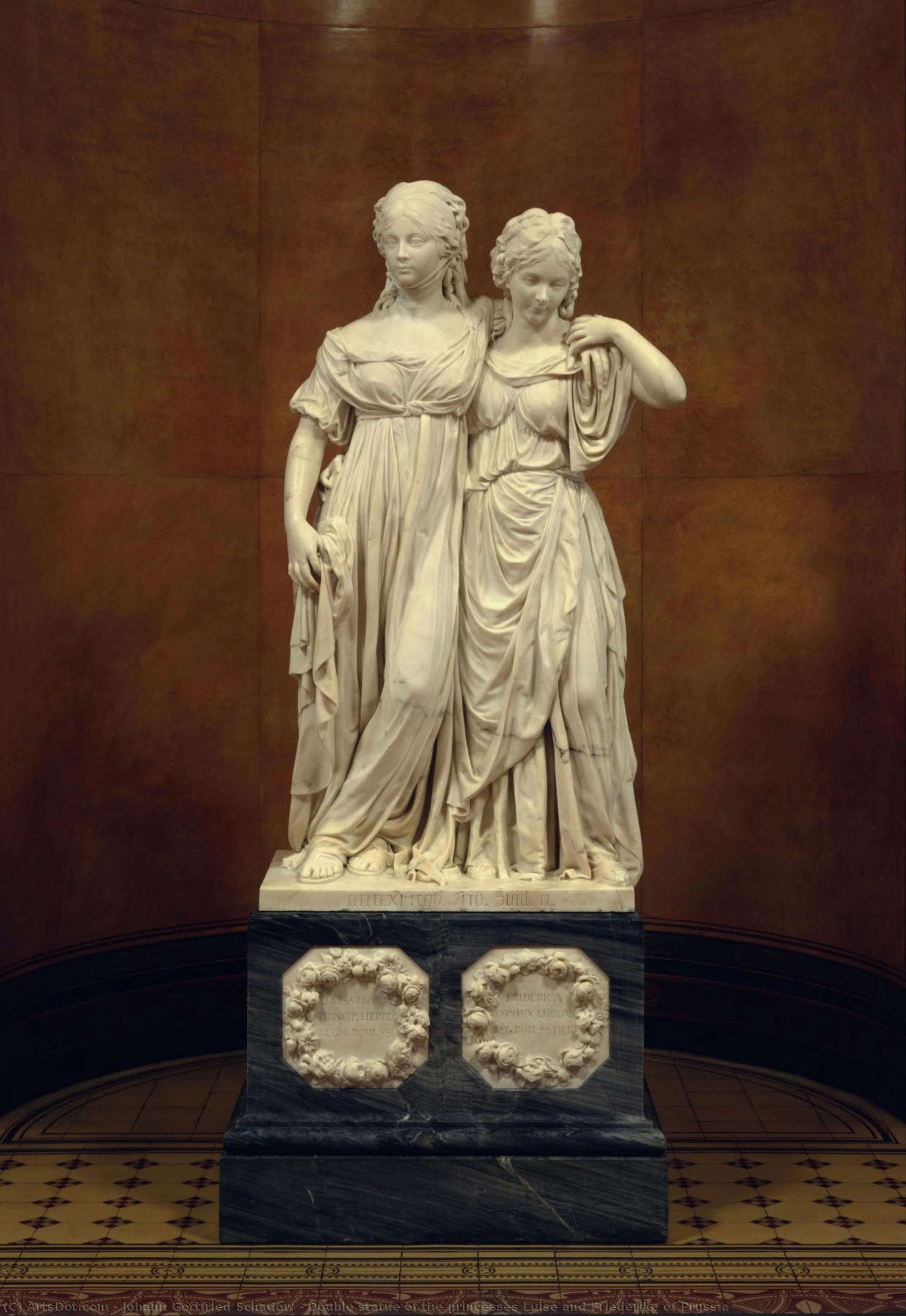 Double Statue Of The Princesses Luise And Friederike Of Prussia — Johann Gottfried Schadow