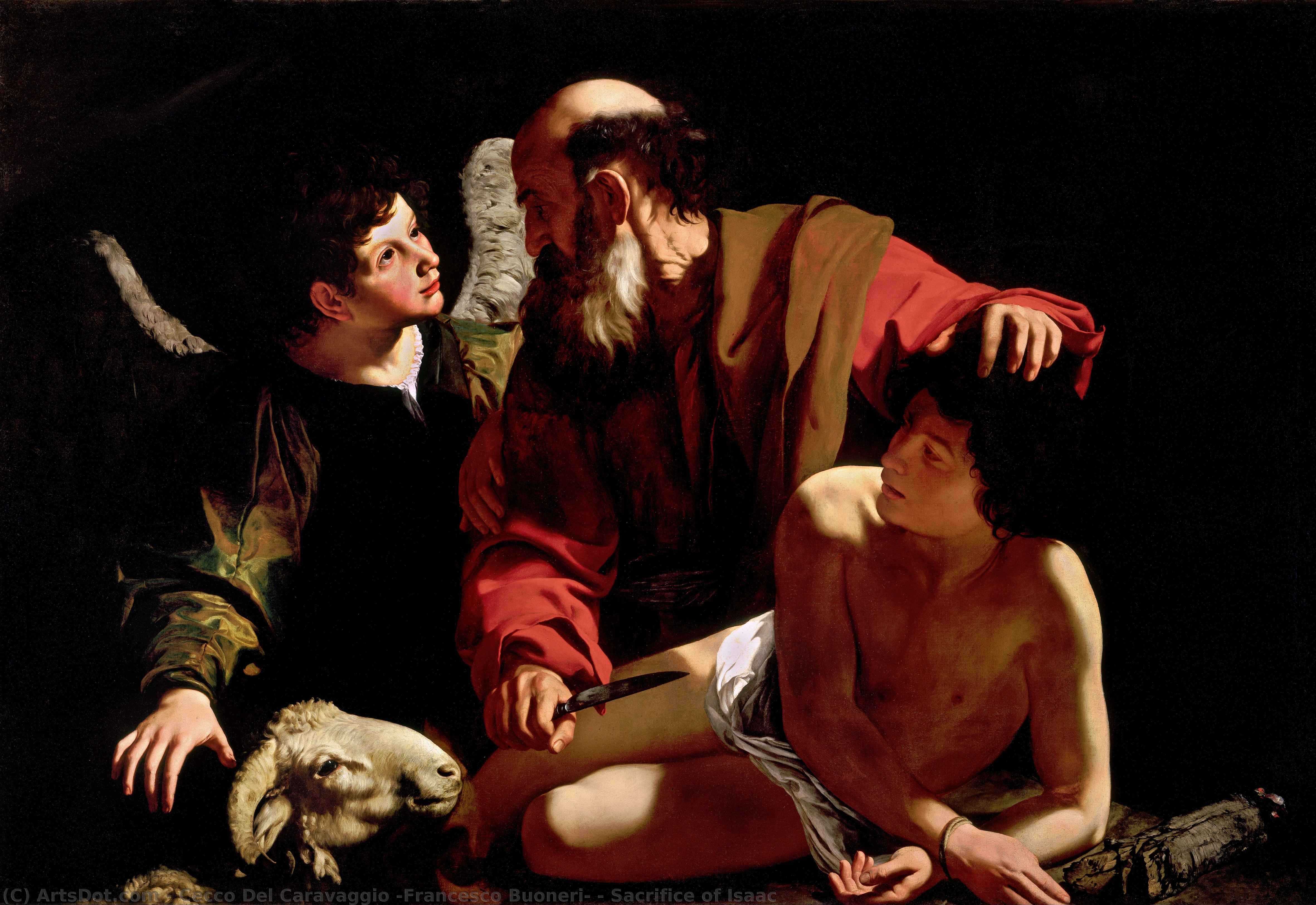 Sacrifice Of Isaac — Cecco Del Caravaggio (francesco Buoneri)