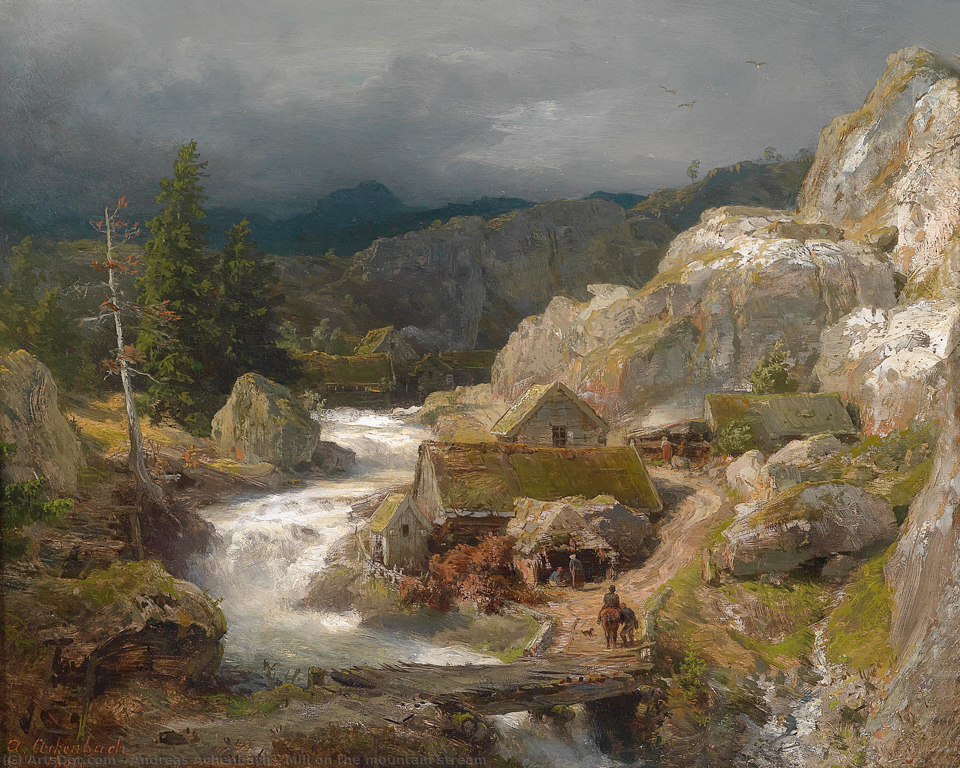 Mill On The Mountain Stream — アンドレアス・アッヘンバッハ