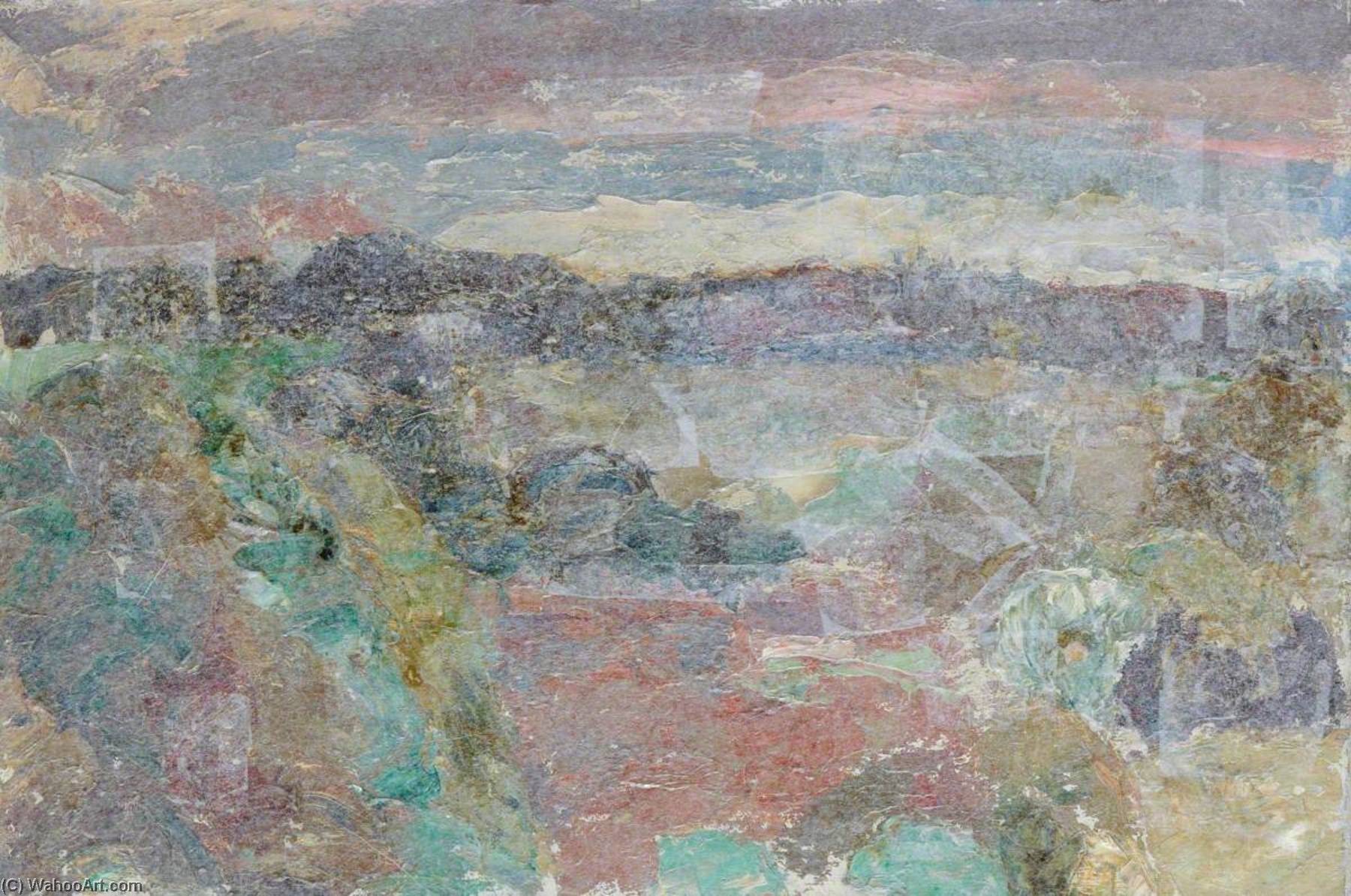 Twilight Over Farmland — Sir William George Gillies