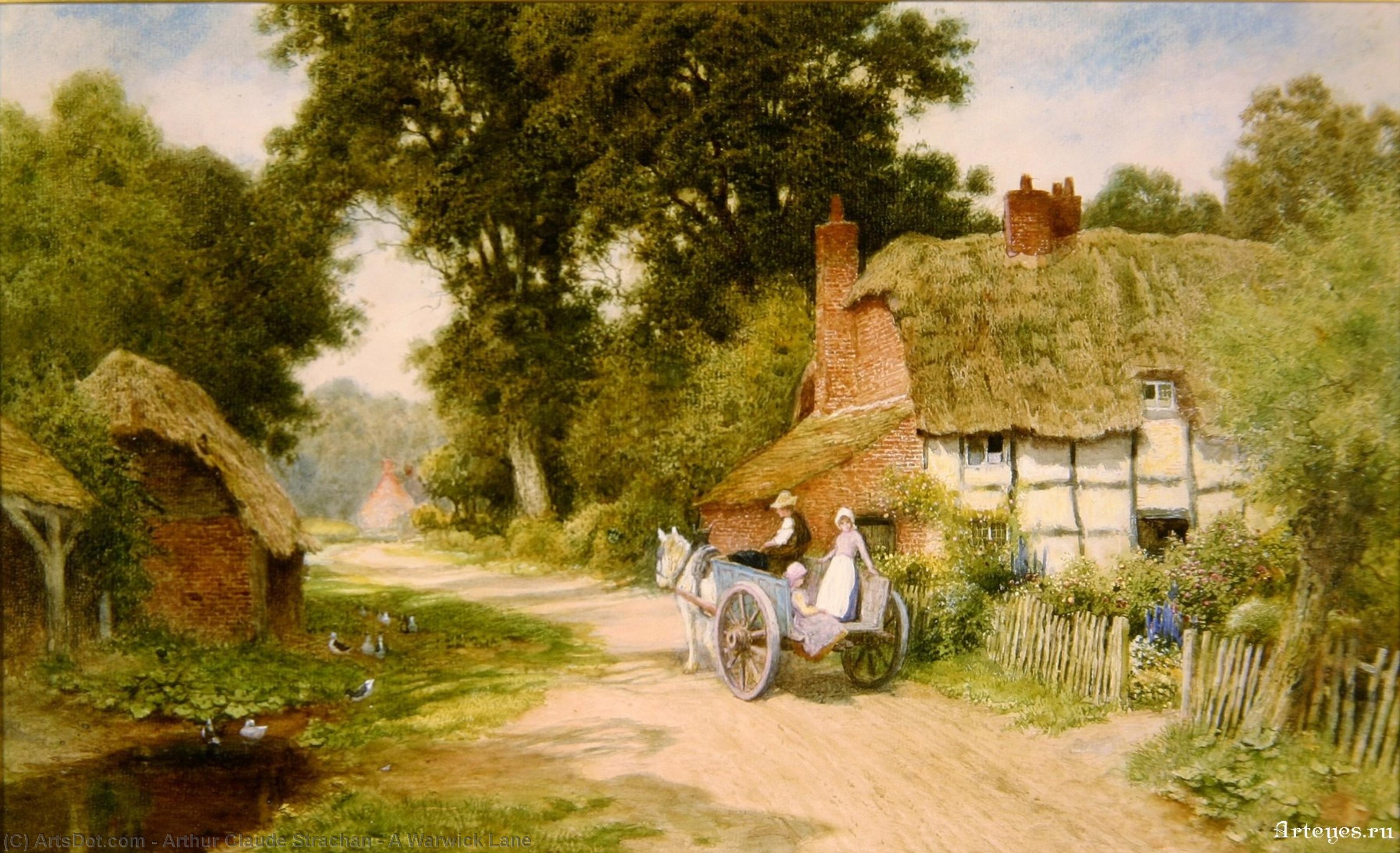 A Warwick Lane — Arthur Claude Strachan