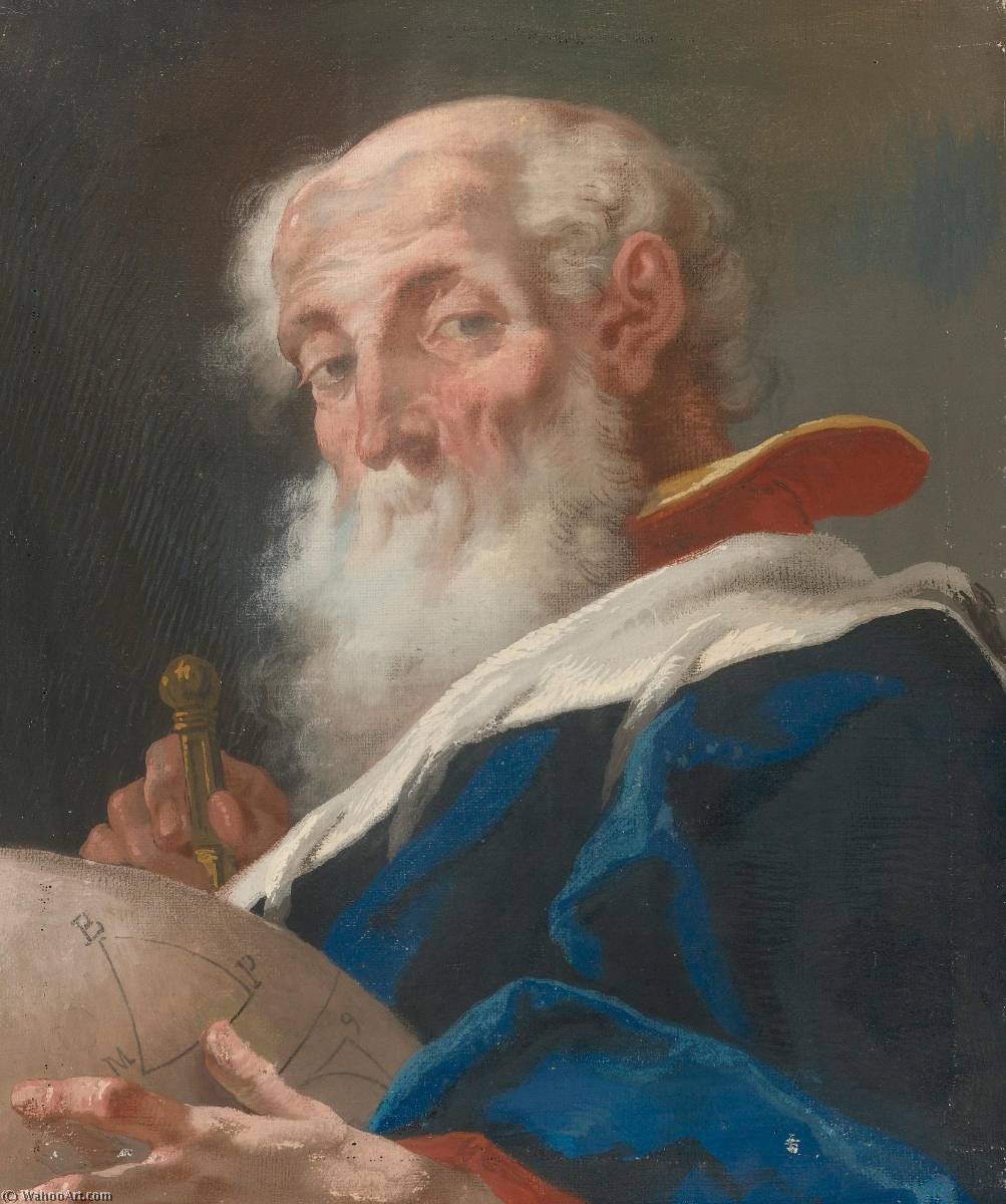 Portrait Of An Astronomer, Half Length — Mattia Bortoloni