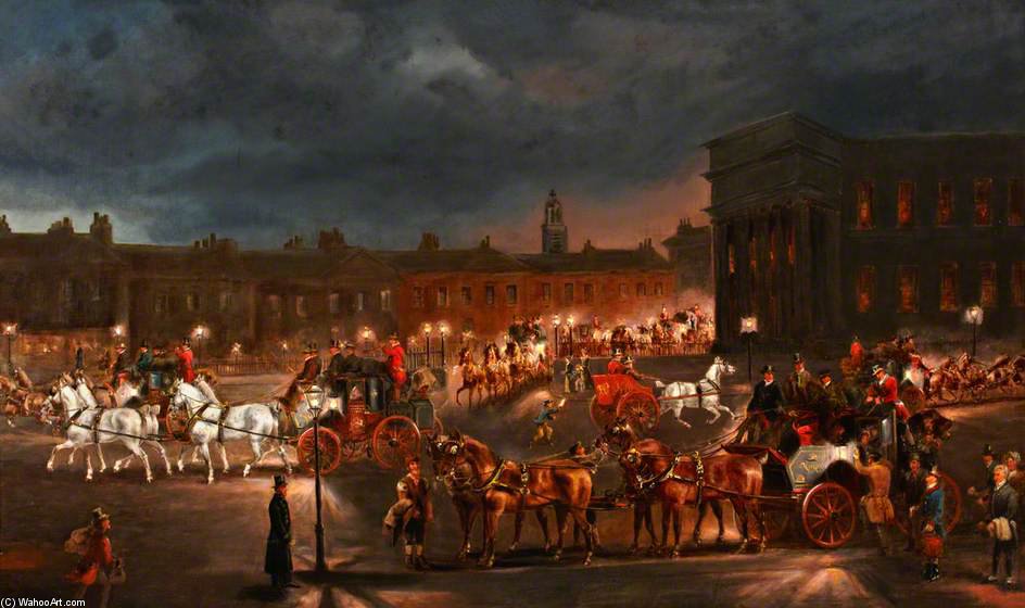 The Departure Of The Night Mail — Samuel John Egbert Jones