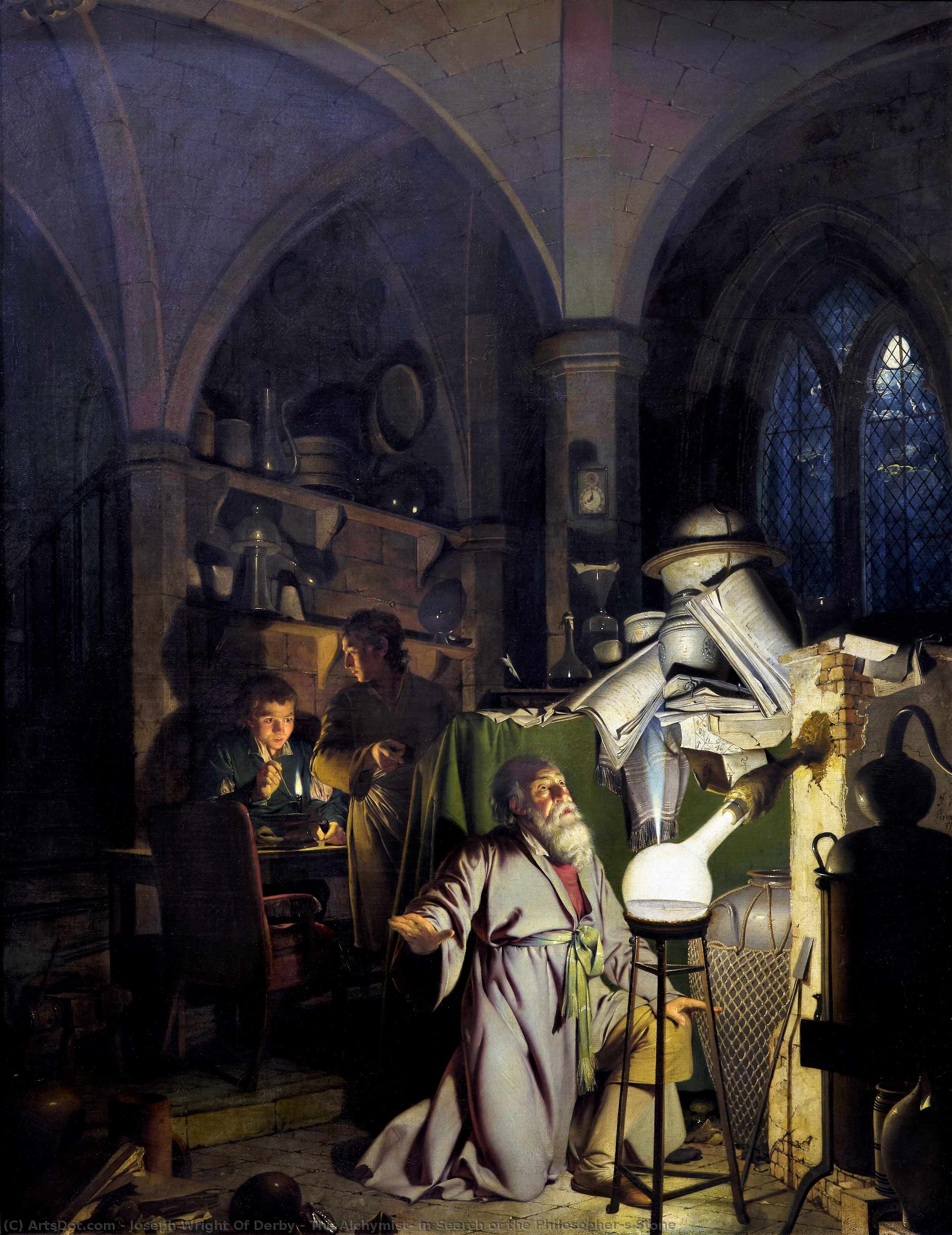 The Alchymist, In Search Of The Philosopher's Stone — ジョセフ・ライト・オブ・ダービー