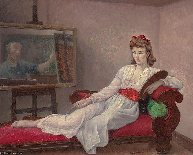 Iona Robinson And Self Portrait Of Kroll — Leon Kroll