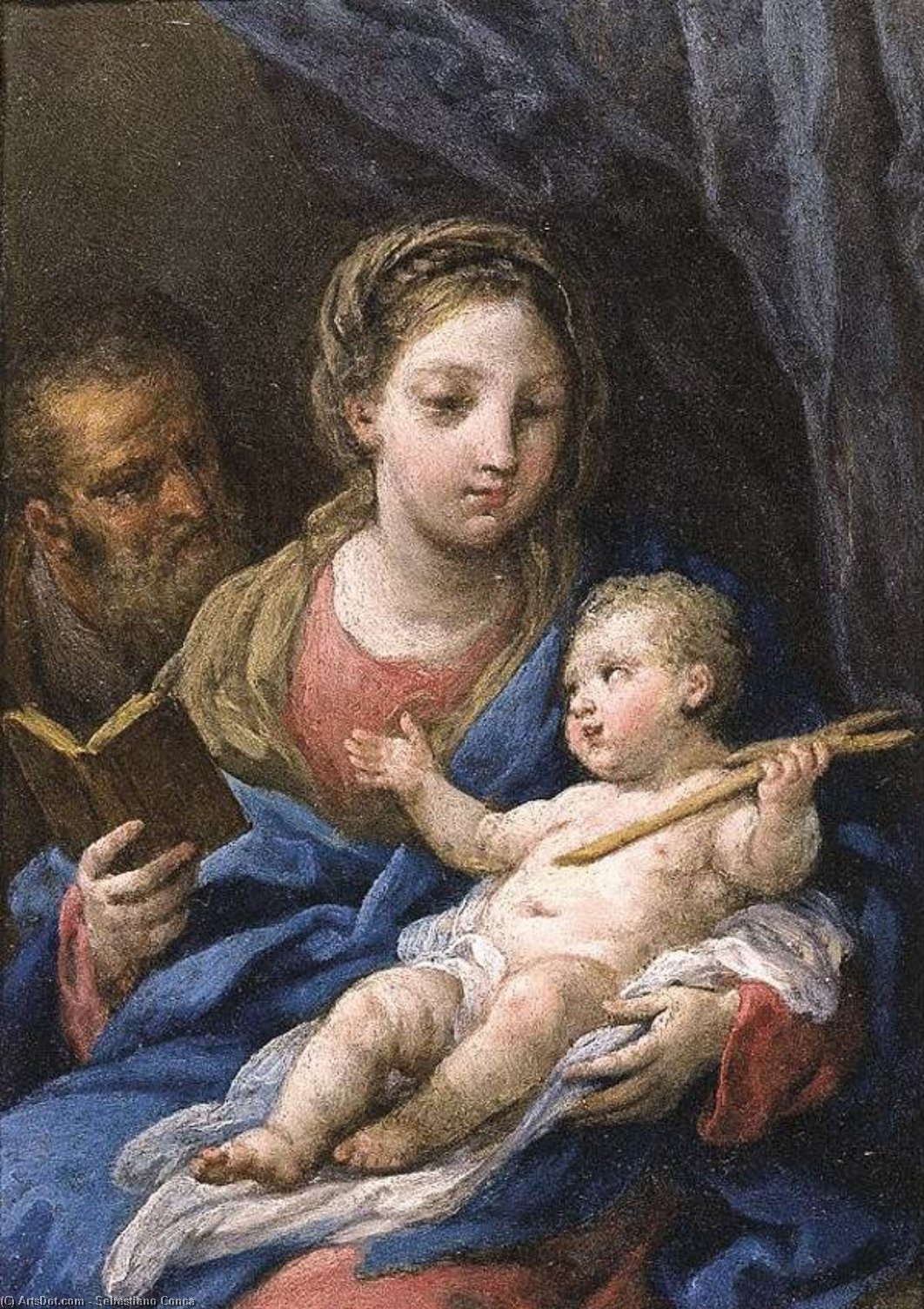 The Holy Family — Sebastiano Conca
