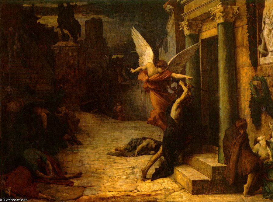 The Plague Of Rome — Jules Élie Delaunay