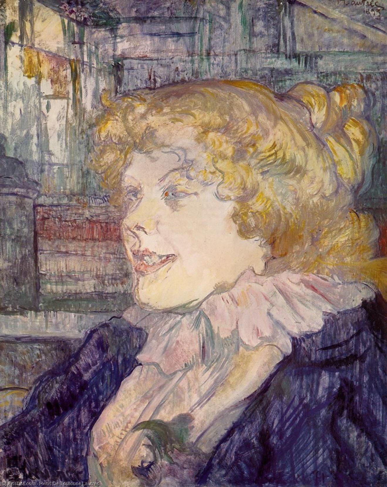 The English Girl From The 'star', Le Havre — Henri De Toulouse-lautrec
