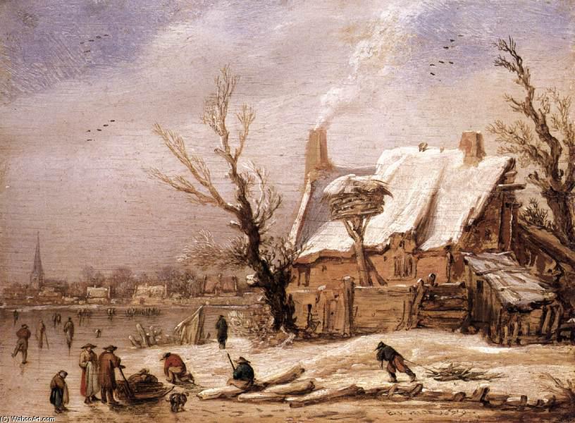 Winter Landscape — Esaias Van De Velde